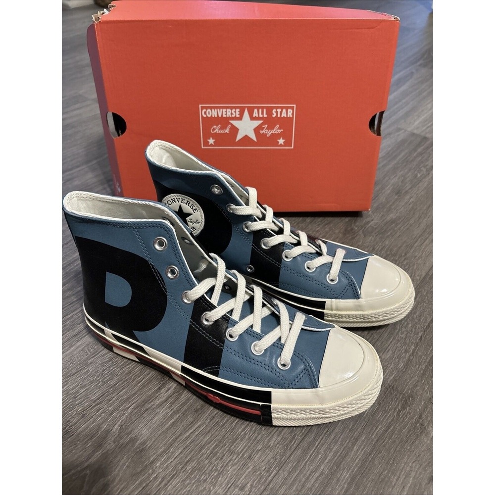 Converse Chuck 70 High Top Love Graphic‎ Celestial Teal Sz 8 Vintage Details Y2K - Picture 2 of 8